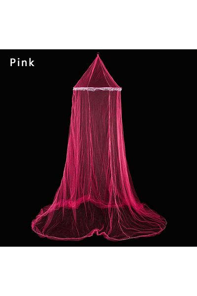 Choice pink Princess Mosquito Net Canopy Encryption Dome Fly Insect Mesh Repellent Protection Single Entry