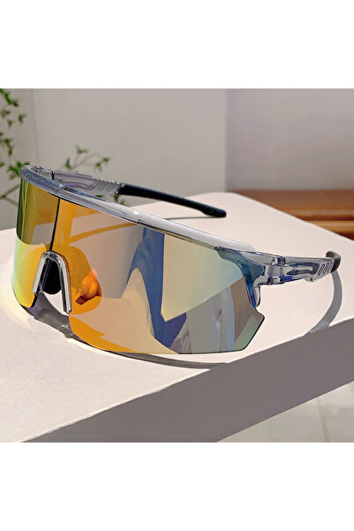 Choice1 without case grey gold mirror KAMMPT New in 2024 Semi-rimless Sports Sunglasses Outdoor Brand Oversi