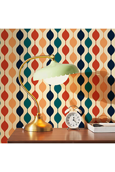 Choice ورق حائط من مادة البولي فينيل كلوريد بتصميم بوهو مموج، مقاس 40×150 سم،...