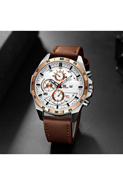 Choice 216PZ1 Top Men Watch Sports Style 46mm Large Leather Racing Style Casual Fashion Original Black Rose