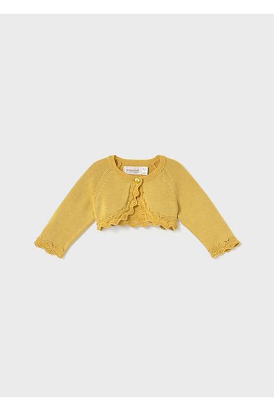 MAYORAL Baby Girl Knitwear Bolera Mustard 318