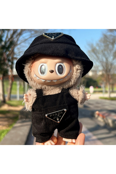 Choice مجموعة ملابس دمية لابوبو الجديدة من قطعتين باللون الأسود من دينج شين، ...