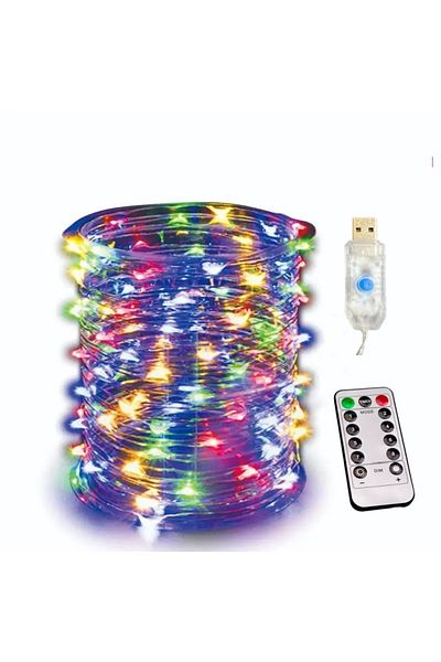 Choice 8 Modes 20M 200LEDs multicolor USB Led String Light 5M/10M/20M/30M 8Mode Remote Control Lights Fairy