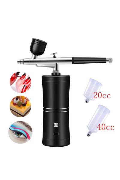 Choice Black Multi-Purpose Cordless Mini Airbrush Set Spray Pump Gen Pen Air Compressor Kit Portable Air Br