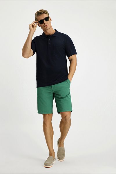 Kiğılı Slim Fit Slim Fit Cotton Pocket Polo Neck T-Shirt