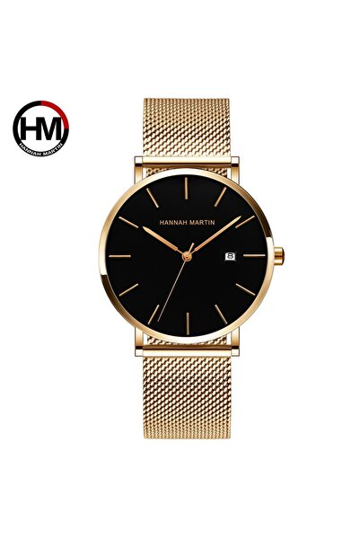 Choice ساعة رجالية بتصميم باوهاوس كلاسيكي 151H-WJJ، كوارتز ياباني أزرق داكن، ...