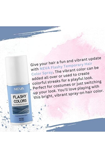 Neva NEVA Flashy Hair Colors Temporary Hair Color Spray - 75ml