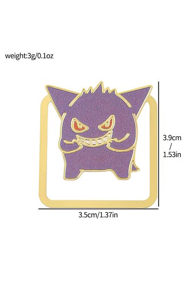 Miniso SQ0356 Pokemon Pikachu Series Metal Books Page Marks Women Men Kids Party Decor Favors Birthday Wedd