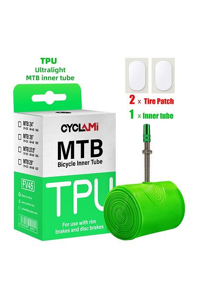 Choice 27.5'' 45mm 1.9-2.5" MTB 1pc CYCLAMI Ultralight Bike Inner Tube 26 27.5 29 Inches MTB Bicycle TPU Ma