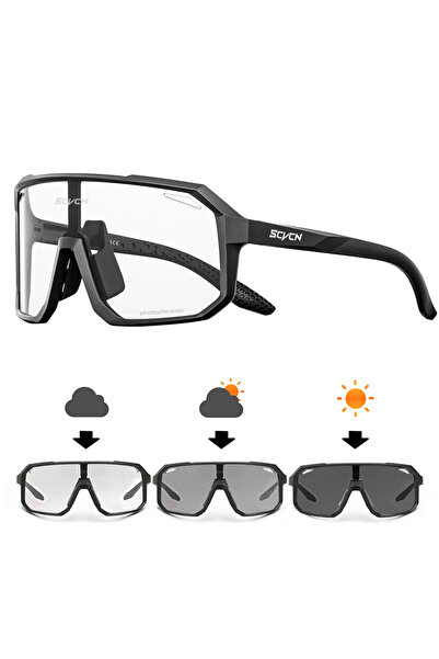 Choice Photochromic-no-box photochromic-01 Photochromic Men's UV400 Cycling S...
