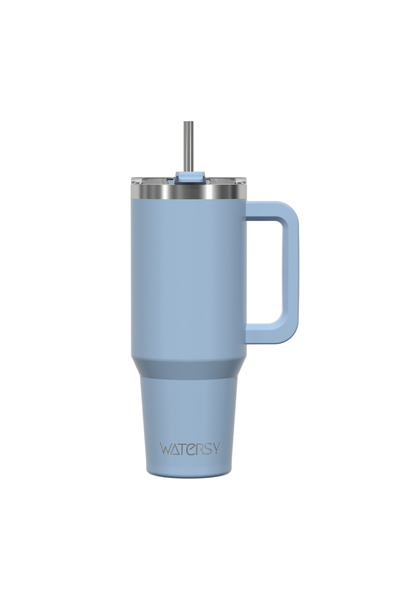 Choice كوب معزول من الفولاذ المقاوم للصدأ سعة 591 مل، أزرق داكن، من WATERSY، ...