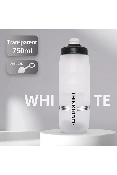 ThinkRider Transparent 750ml ThinkRider 620ml/750ml Bicycle Bottle MTB Road Bike Water Bottle Outdoor Sports Pl