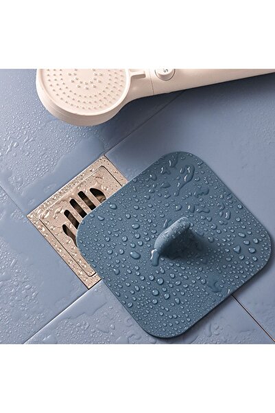 Choice وسادة مزيلة للعرق من السيليكون الأزرق لصرف الأرضيات، وسادة المرحاض، غط...