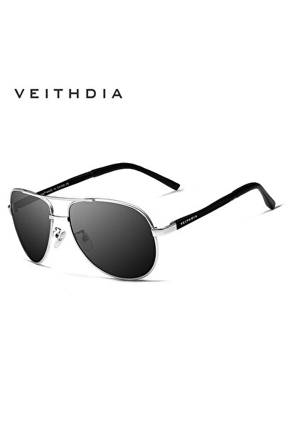 Choice box add cloth silver VEITHDIA Brand Sunglasses Men Polarized UV400 Sun...