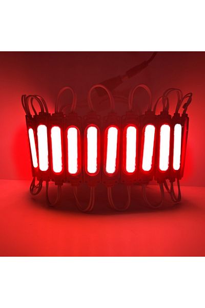 Choice Red 20PCS/lot 12V Multicolour Led Modules COB Light for Backlight Shop Banner Waterproof IP65 Christ