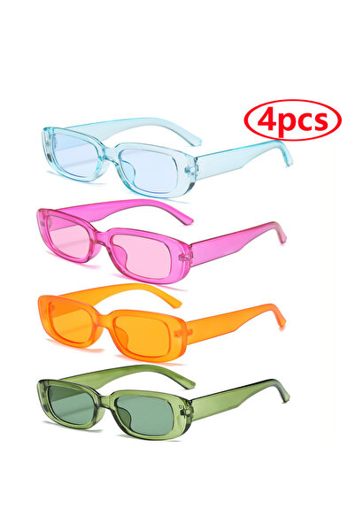 Choice pictures show 4pcs purple 13pcs Small Square Sunglasses Women Retro Su...