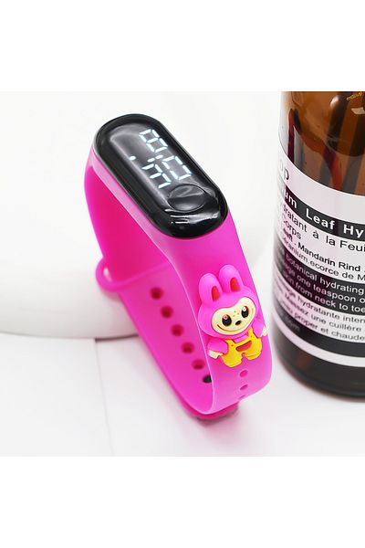 Choice 01 Fashion Children Watches For Girls Electronic Bracelet Sports Touch LED Labubu Doll Kids Watch W