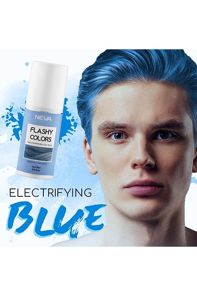 Neva NEVA Flashy Hair Colors Temporary Hair Color Spray - 75ml