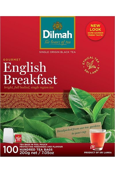 Dilmah Tag Tea bags 100/2.0G/12 English Breakfast