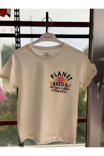 Butik Yazlık Denim Kumaş Kız Çocuk Tşörtleri A kalite