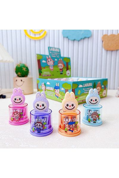 Choice 16pcs Whole Box New Stitch Pencil Sharpener Sanrio Double Hole Pencil Sharpener Children's Study Sta