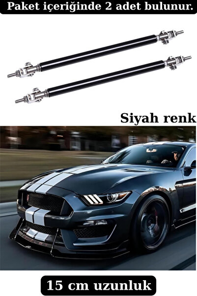 SML Dizayn 15 cm Siyah Ön Lip Tutucu Ön ek Tutucu Amortisör