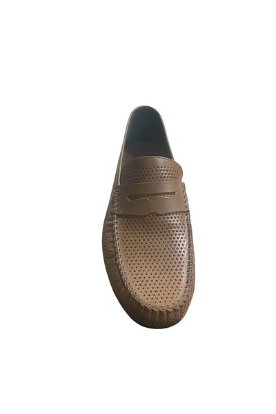 Ercan Konay 2842 Men's Genuine Leather Ballerina Shoes
