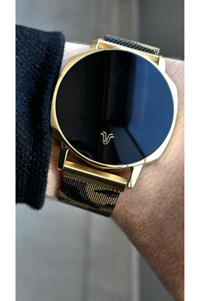 Raymond Rym-1124 Digital Men's Watch - Steel Case and Magnetic Cord - 5 Atm - 2 Years Warranty
