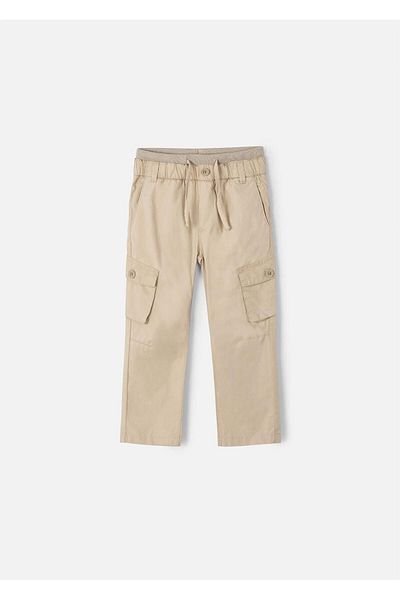 MAYORAL Boy's Lace-Up Trousers Beige 3571