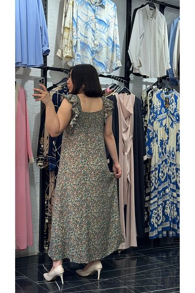 Favv Club Giped Striped Pattern Viscose Dress