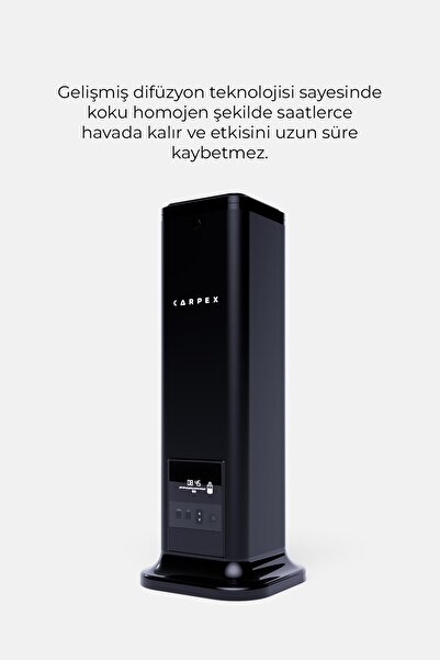 Carpex Maxx Tower 750-X Geniş Alan Koku Makinesi Siyah