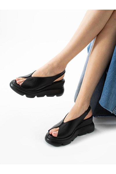 Papuçcity Mnrs 03211 Women's Daily Wedge Heel Sandals