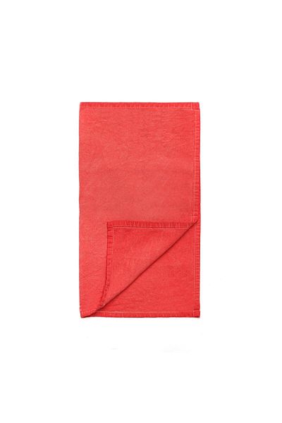 Missi Washed Coral Denim Cotton American Service - Set of 2