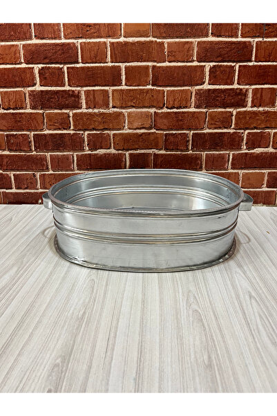 KAÇKAR KUZİNE SOBA ODUN KOVASI KÜÇÜK BOY KROM PASLANMAZ