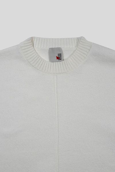 GMG FIRENZE Women's Crew Neck Slit Sweater