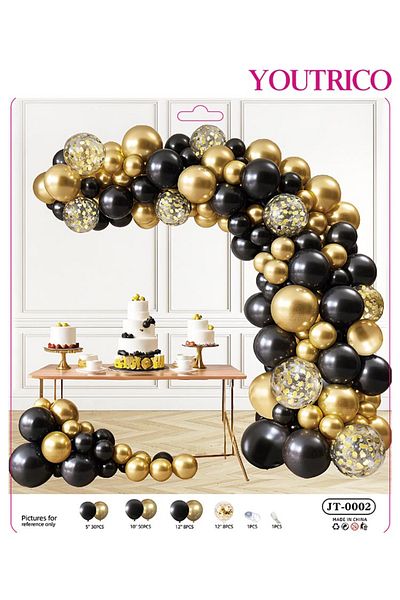 Youtrico Sweet Macaron Balloon Garland Set - Dreamy Wedding Arch & Photo Backdrop in Soft Colors