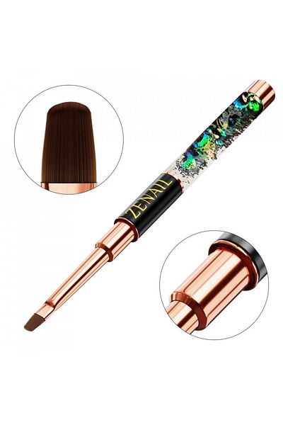 GIRLS CORNER Zenail Ocean #4 cat's tongue nail brush