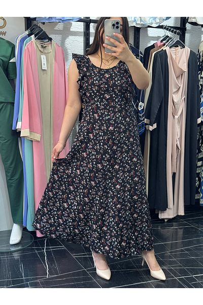 Favv Club Giped Striped Pattern Viscose Dress