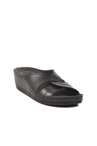 AYAKMOD Black Anatomical Sole Women's Slippers Bento 15.036 Z