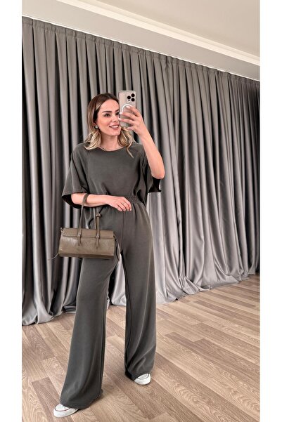 pelin yıldız butik Juno Kısa Kol Kayık Kaya Takım