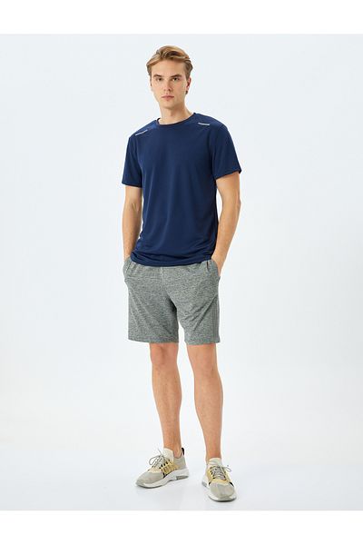 Koton Dark blue Basic Sport T-Shirt