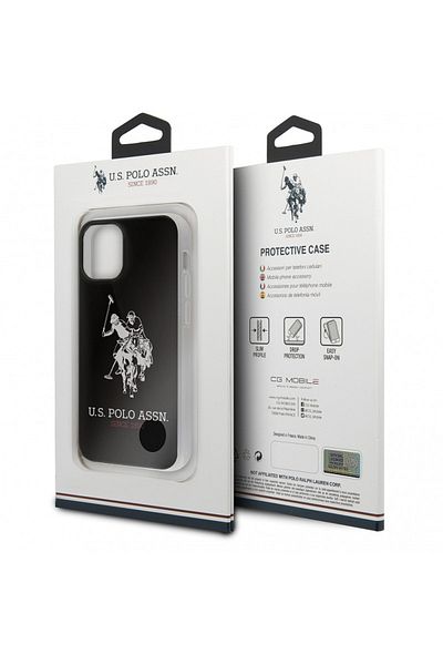 U.S. Polo Assn. U.S. Polo Case for Apple iPhone 12 mini, Black