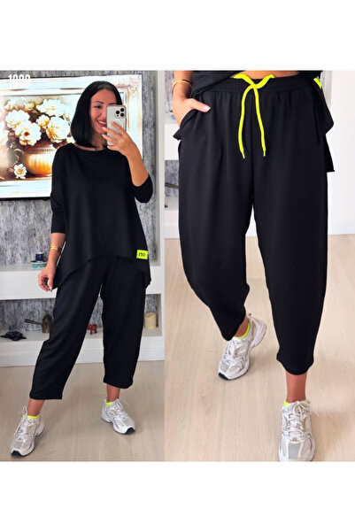 Modayakamoz Costum dublu din țesătură din bumbac viscoză cu două fire pentru ...