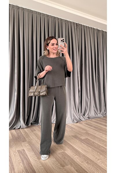 pelin yıldız butik Juno Kısa Kol Kayık Kaya Takım