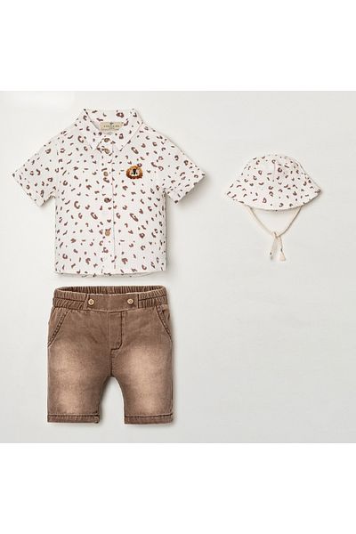 COCOSISS Cocosi̇ss Men's Leopard Muslin Set
