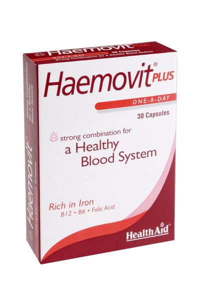 Health Aid كبسولات ها هيموفيت بلس 30 كبسولة