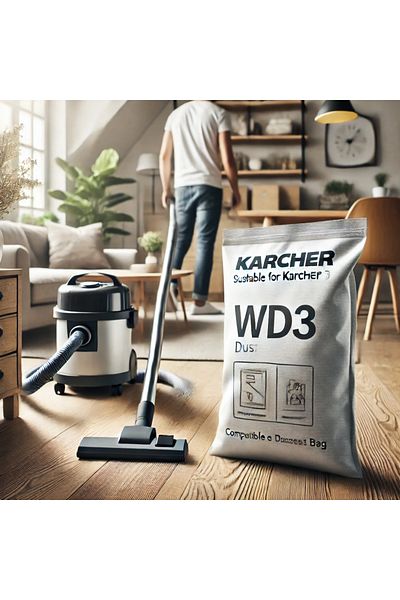 Calivita 10 bags for LIVIT Karcher WD3 / WD3 SE paper vacuum cleaner