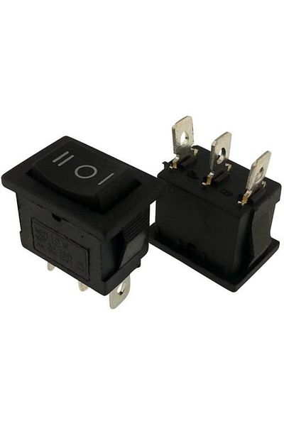 Modafiks Booster Switch Mini Non-Illuminated 3 Position Spring Switch (On-Off-On)