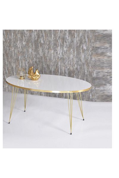 HOMS Oval coffee table, series 440, Homs 90x50x43 cm, 20124