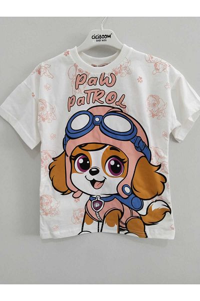 Store Paw Patrol Girls' Summer Suit Bottom-Top Suit T-Shirt Shorts